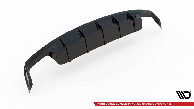 Maxton rear valance til Audi S8 D4 Facelift – blank sort – billede 6 af 7