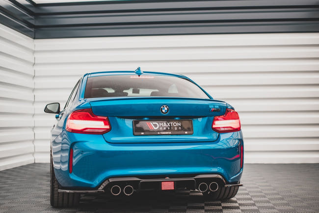 Maxton Rear Valance BMW M2 F87 - Gloss Black