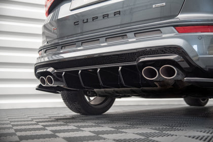Maxton rear valance til Cupra Ateca Mk1 / Mk1 Facelift – blank sort – billede 5 af 9