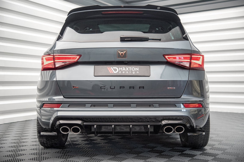 Maxton rear valance til Cupra Ateca Mk1 / Mk1 Facelift – blank sort – billede 1 af 9