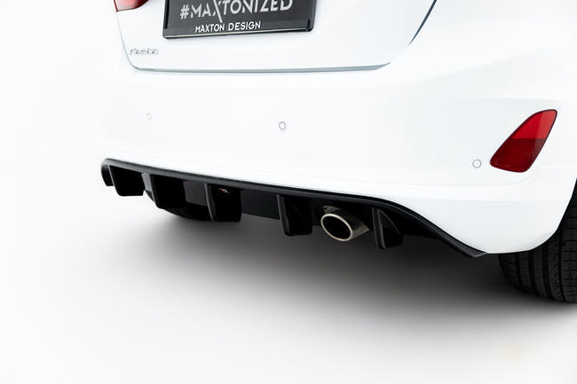 Maxton rear valance til Ford Fiesta Mk8 ST-Line – blank sort – billede 2 af 5