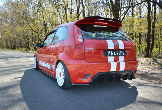 Maxton rear valance til Ford Fiesta ST Mk6 – blank sort – billede 1 af 6