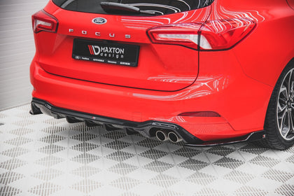 Maxton Rear Valance Ford Focus St-Line Estate Mk4 - Gloss Black