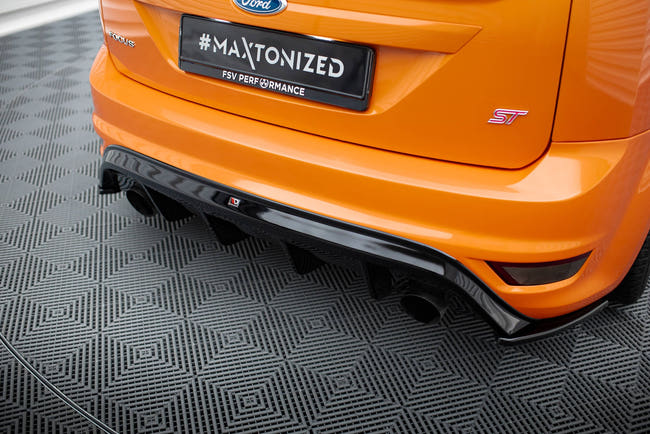 Maxton Rear Valance Ford Focus St Mk2 Fl - Gloss Black