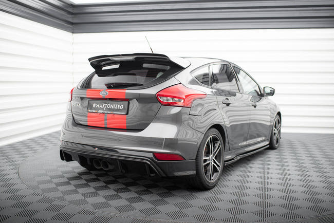 Maxton Rear Valance Ford Focus St Mk3 Fl (RS-Look) - Gloss Black