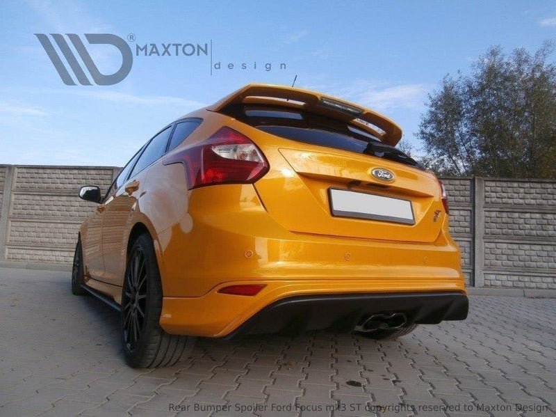 Maxton Rear Valance Ford Focus St Mk3 (RS Look) - Gloss Black