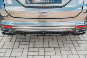 Maxton rear valance til Ford Mondeo Vignale Mk5 Facelift – blank sort – billede 2 af 7