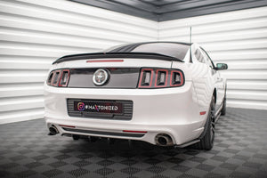 Maxton rear valance til Ford Mustang Mk5 Facelift – blank sort – billede 1 af 7