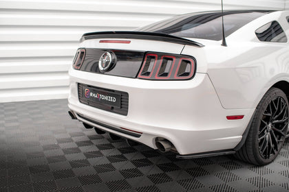 Maxton rear valance til Ford Mustang Mk5 Facelift – blank sort – billede 4 af 7