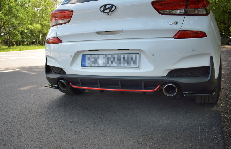 Maxton rear valance til Hyundai I30 N Mk3 Hatchback – blank sort – billede 1 af 6