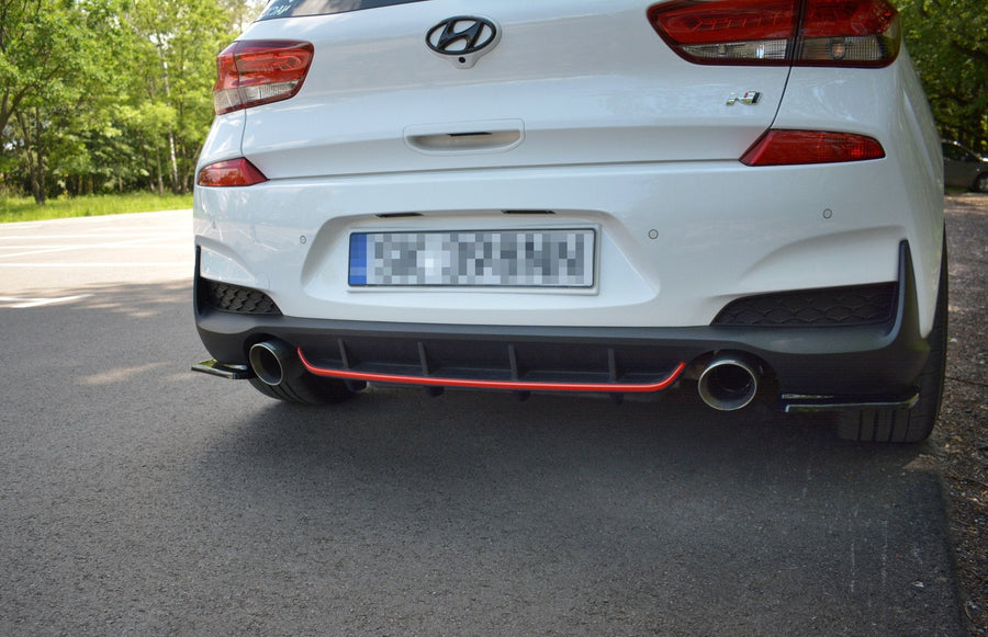 Maxton rear valance til Hyundai I30 N Mk3 Hatchback – blank sort – billede 1 af 6