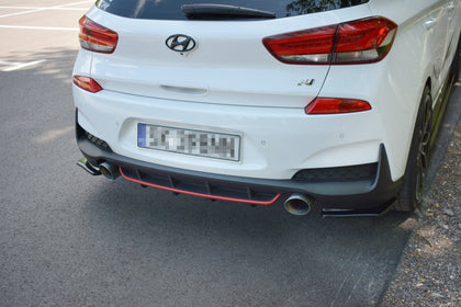 Maxton rear valance til Hyundai I30 N Mk3 Hatchback – blank sort – billede 3 af 6