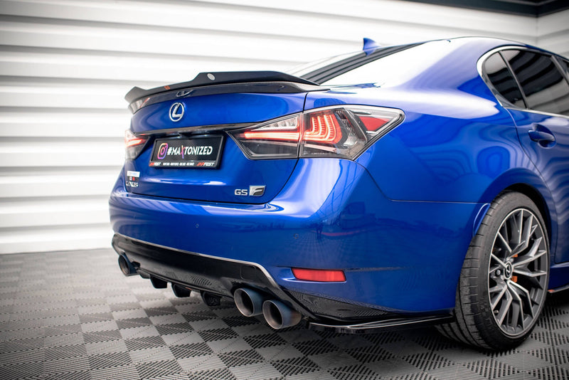 Maxton rear valance til Lexus GS F Mk4 Facelift – blank sort – billede 4 af 6