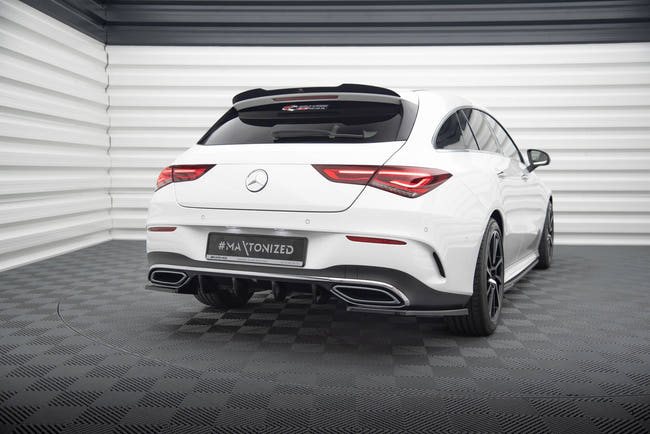 Maxton Rear Valance Mercedes-Benz Cla Shooting Brake Amg-Line X118 - Gloss Black