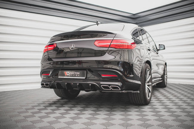 Maxton rear valance til Mercedes-Benz GLE Coupe 63AMG C292 – blank sort – billede 1 af 5