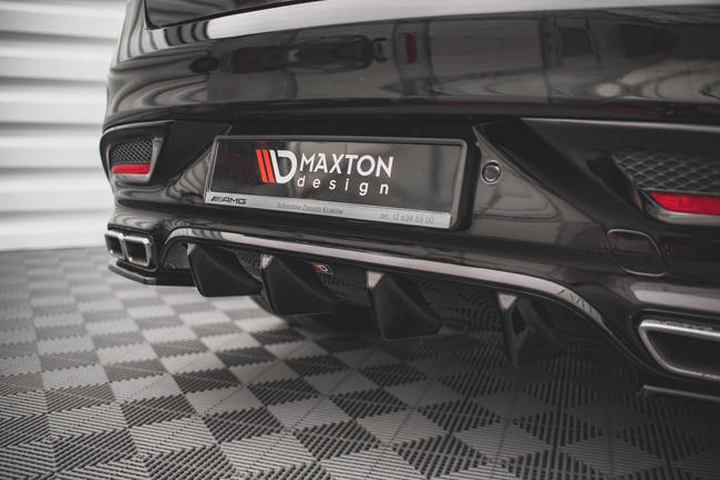 Maxton rear valance til Mercedes-Benz GLE Coupe 63AMG C292 – blank sort – billede 2 af 5