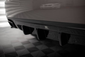 Maxton rear valance til Porsche Cayenne Turbo / Standard Mk2 – blank sort – billede 3 af 7