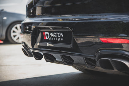 Maxton rear valance til Porsche Panamera Turbo 970 Facelift – blank sort – billede 3 af 6