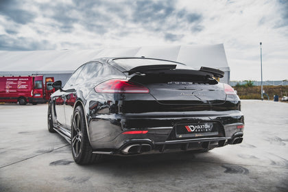 Maxton rear valance til Porsche Panamera Turbo 970 Facelift – blank sort – billede 4 af 6