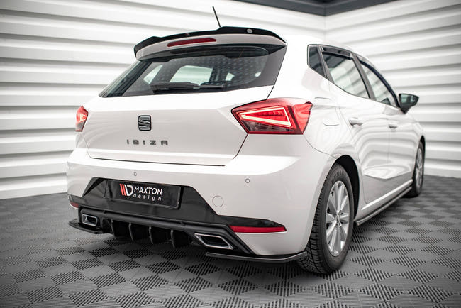 Maxton rear valance til Seat Ibiza FR Mk5 – blank sort – billede 2 af 6