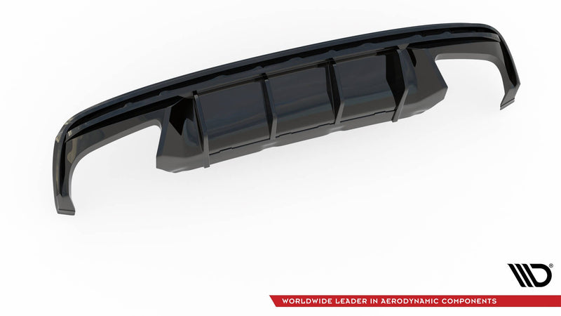 Maxton Rear Valance Skoda Octavia RS Mk4 - Gloss Black