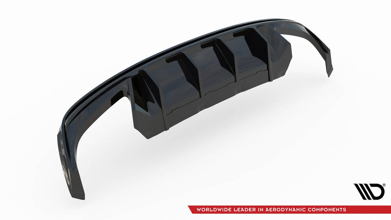 Maxton Rear Valance Skoda Octavia RS Mk4 - Gloss Black