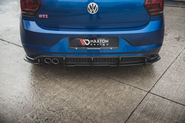 Maxton Racing Durability Rear Valance Volkswagen Polo Gti Mk6 - Black
