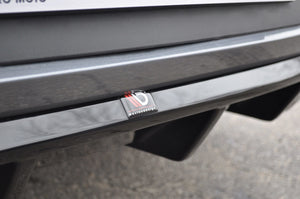 Maxton rear valance til Seat Leon Cupra Mk3 Facelift Hatchback – blank sort – billede 2 af 4
