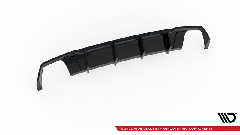 Maxton rear valance til Seat Leon Cupra ST Mk3 Facelift – blank sort – billede 9 af 9