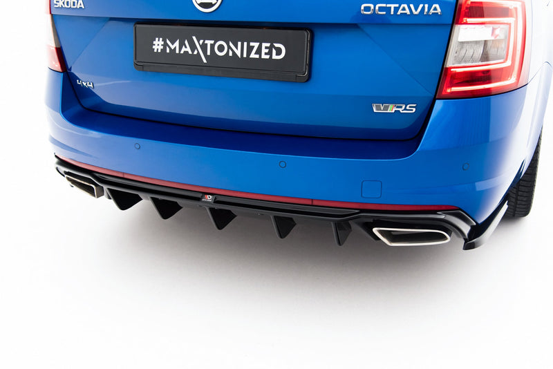 Maxton rear valance til Skoda Octavia RS Mk3 / Mk3 Facelift Hatchback / Estate – billede 1 af 11