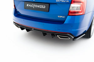 Maxton rear valance til Skoda Octavia RS Mk3 / Mk3 Facelift Hatchback / Estate – billede 4 af 11