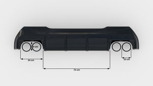 Maxton rear valance til BMW 1 F40 M-Pack/ M135i / 128ti (Double Exhaust Version) – billede 8 af 8