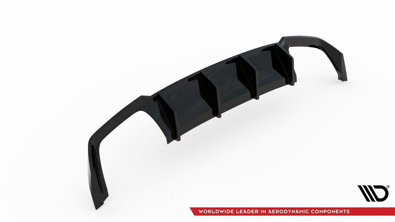 Maxton rear valance til Seat Leon Cupra ST Mk3 Facelift – blank sort – billede 5 af 5