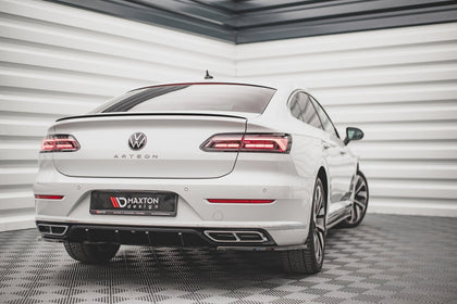 Maxton rear valance til Volkswagen Arteon R-Line Sedan / Shooting Brake Mk1 Facelift – blank sort – billede 1 af 4