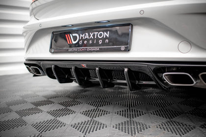Maxton rear valance til Volkswagen Arteon R Sedan / Shooting Brake Mk1 Facelift – blank sort – billede 2 af 6