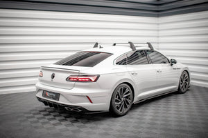Maxton rear valance til Volkswagen Arteon R Sedan / Shooting Brake Mk1 Facelift – blank sort – billede 4 af 6