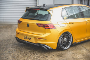 Maxton rear valance til Volkswagen Golf Mk8 Facelift – blank sort – billede 2 af 8