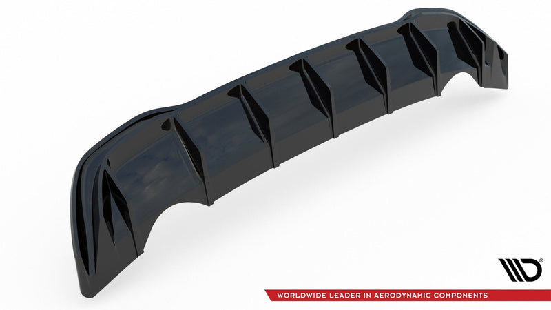 Maxton rear valance til Volkswagen Golf Mk8 Facelift – blank sort – billede 6 af 8