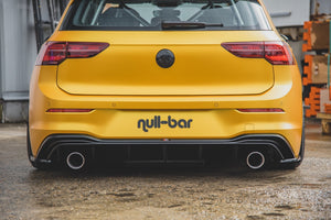 Maxton rear valance til Volkswagen Golf Mk8 (GTI LOOK) – blank sort – billede 5 af 7
