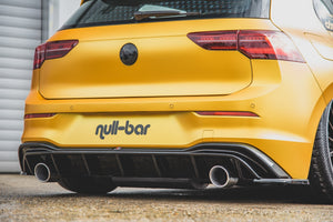 Maxton rear valance til Volkswagen Golf Mk8 (GTI LOOK) – blank sort – billede 2 af 7