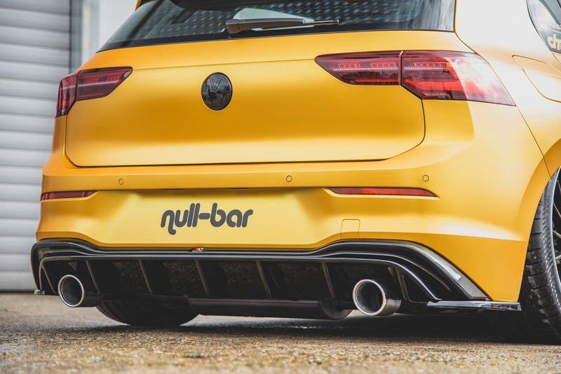 Maxton rear valance til Volkswagen Golf Mk8 (GTI LOOK) – blank sort – billede 2 af 7
