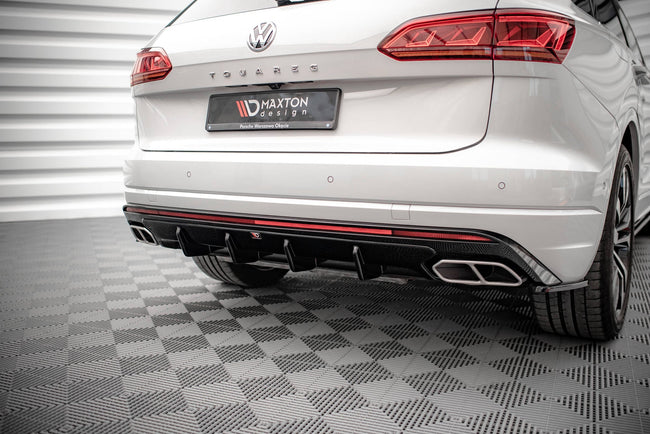 Maxton rear valance til Volkswagen Touareg R-line Mk3 – blank sort – billede 1 af 6