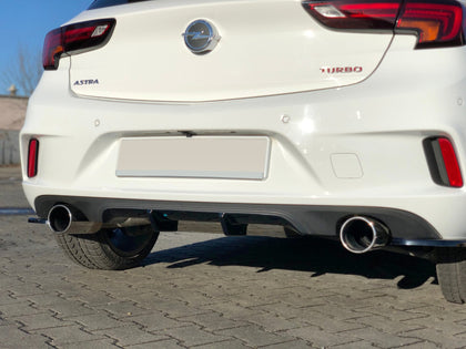 Maxton rear valance til Opel Astra K OPC-LINE – blank sort – billede 2 af 4