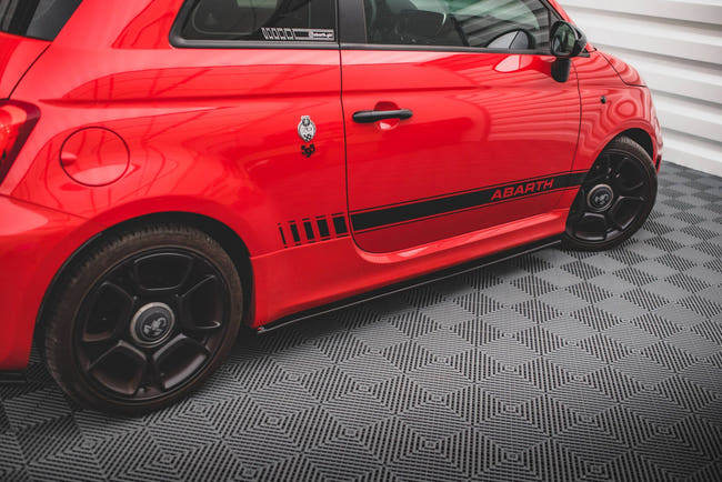 Maxton sideskørter til Abarth 595 Mk1 Facelift – blank sort – billede 1 af 5