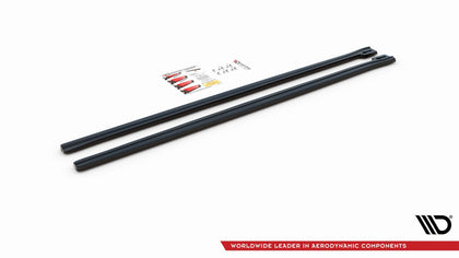 Maxton sideskørter til Abarth 595 Mk1 Facelift – blank sort – billede 3 af 5