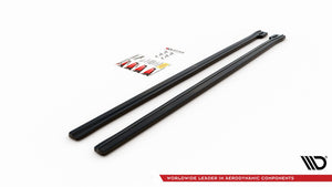 Maxton sideskørter til Abarth 595 Mk1 Facelift – blank sort – billede 4 af 5