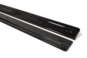 Maxton Side Skirts Diffusers Alfa Romeo 147 Gta - Gloss Black
