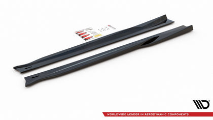 Maxton sideskørter til Alfa Romeo 4C – blank sort – billede 5 af 6