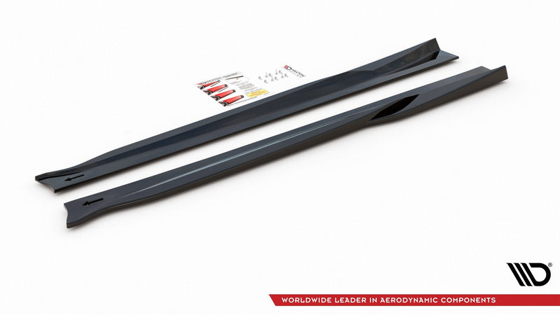 Maxton sideskørter til Alfa Romeo 4C – blank sort – billede 5 af 6