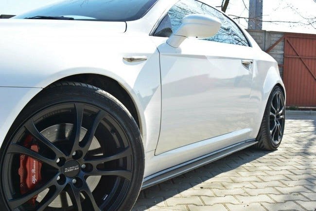 Maxton Side Skirts Diffusers Alfa Romeo Brera - Gloss Black